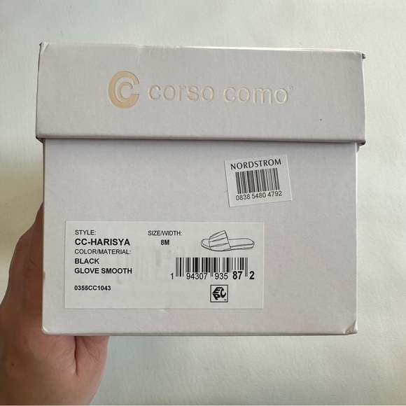 Corso Como Harisya Glove Leather Sandals Womens Size 8 Minimalist Cushioned Shoe - Picture 8 of 9